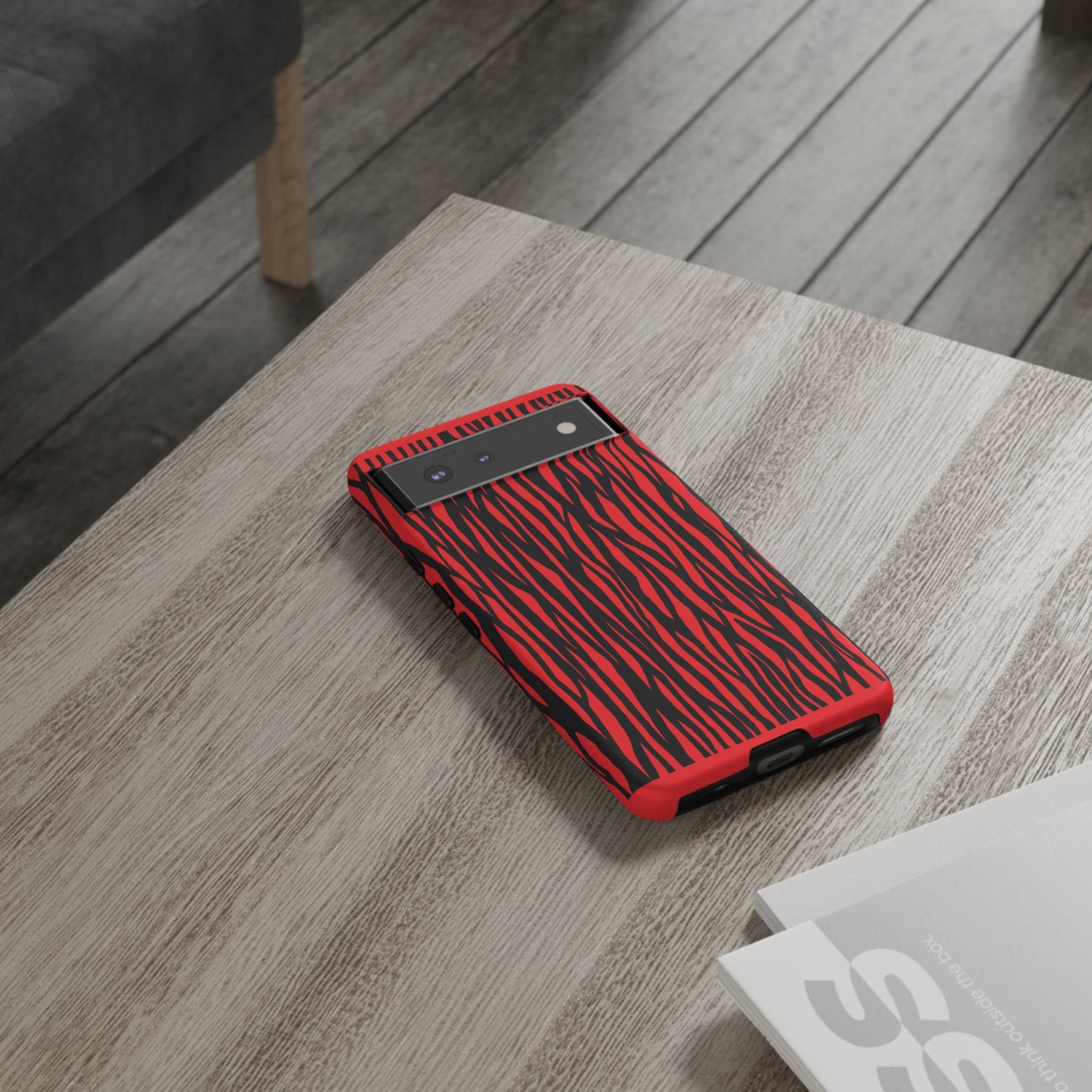 Bold Zebra Print Phone Case - Tough Protection for Trendsetters
