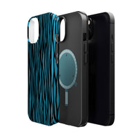 Zebra Print Magnetic Tough Case for iPhone - Durable & Stylish Phone Protection