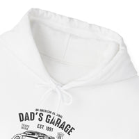 Vintage Dad's Garage Hoodie - Unisex Heavy Blend Sweatshirt