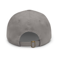 Cats and Sunset Dad Hat - Vintage Leather Patch Cap