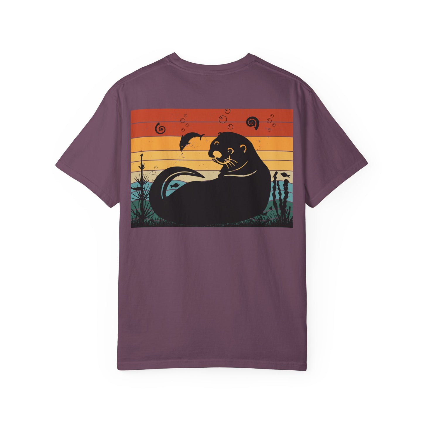 Retro Otter Graphic Unisex T-Shirt – Perfect for Animal Lovers
