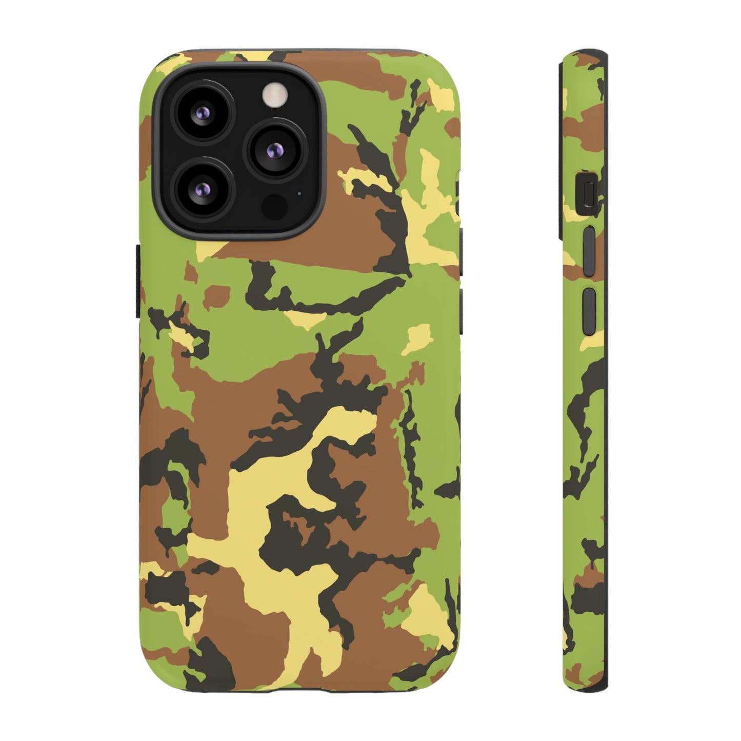 Camo Tough Phone Case - Durable Military Style Cover for Adventure Lovers