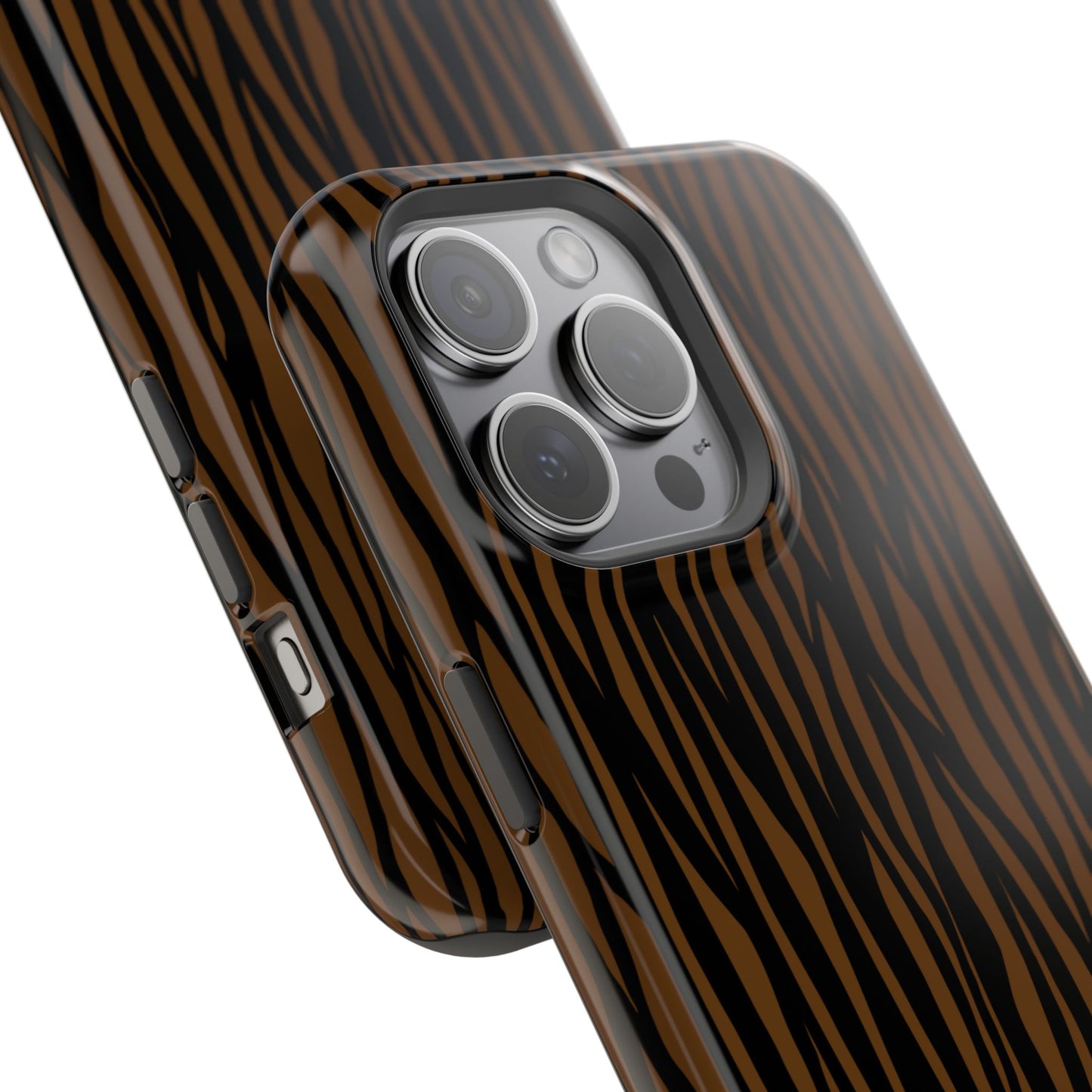 Stylish Magnetic Tough Phone Case - Bold Striped Design