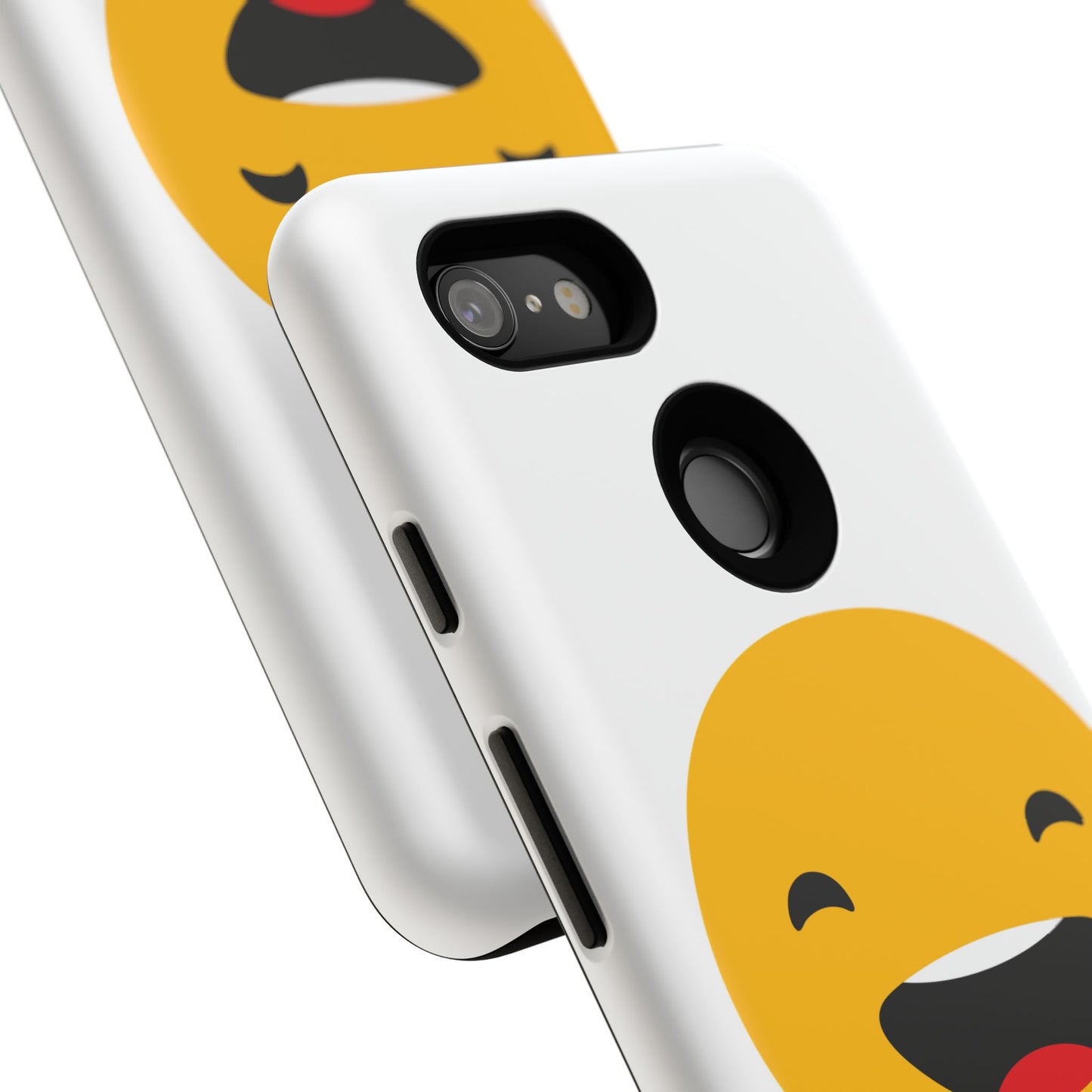 Happy Face Tough Phone Case - Durable Protection with Smile Design