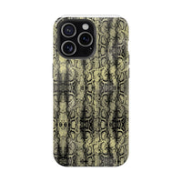 Stylish Snake Skin Magnetic Tough Case - Durable Protection for Your Phone