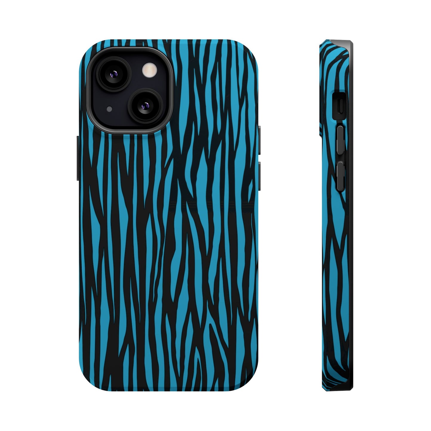 Zebra Print Magnetic Tough Case for iPhone - Durable & Stylish Phone Protection