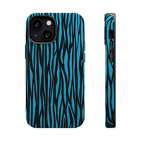 Zebra Print Magnetic Tough Case for iPhone - Durable & Stylish Phone Protection