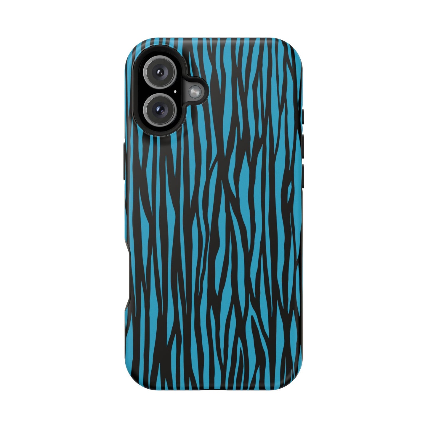 Zebra Print Magnetic Tough Case for iPhone - Durable & Stylish Phone Protection