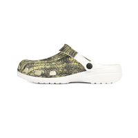 Stylish EVA Foam Rubber Clogs with Snakeskin Print