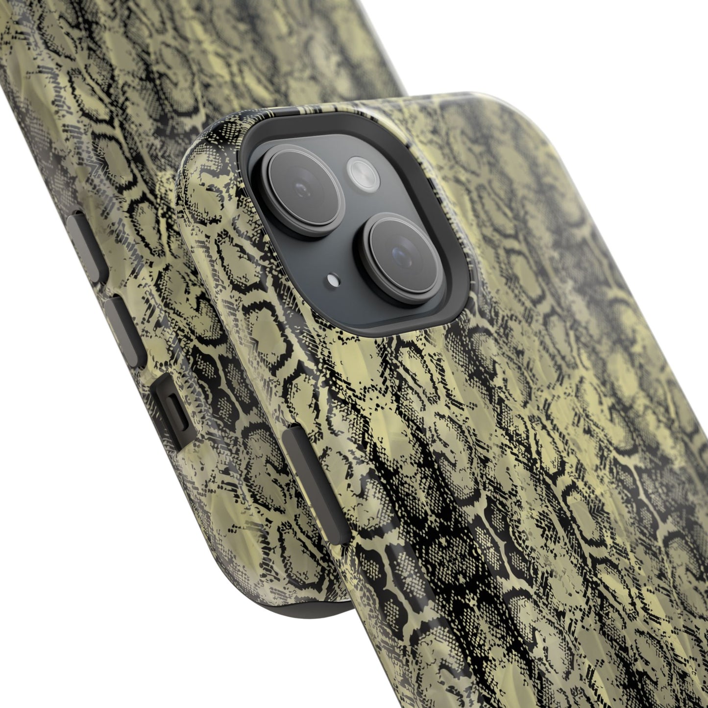 Stylish Snake Skin Magnetic Tough Case - Durable Protection for Your Phone