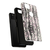 Stylish Snake Print Phone Case – Trendy Design, Tough Protection  Make a bold fashion statement while keeping your phone safe with this sleek and durable snake print case.
