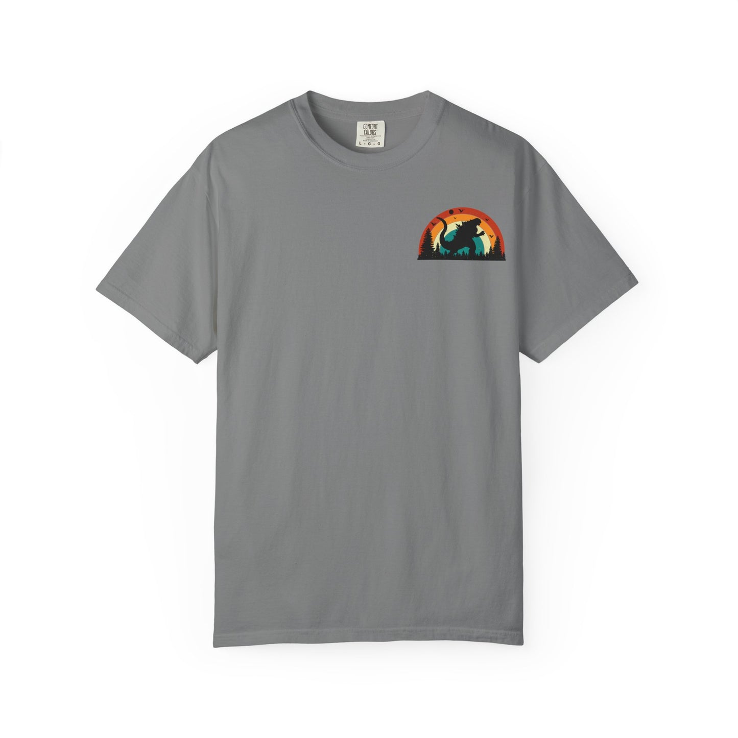 Retro Sunset Dinosaur Unisex T-Shirt