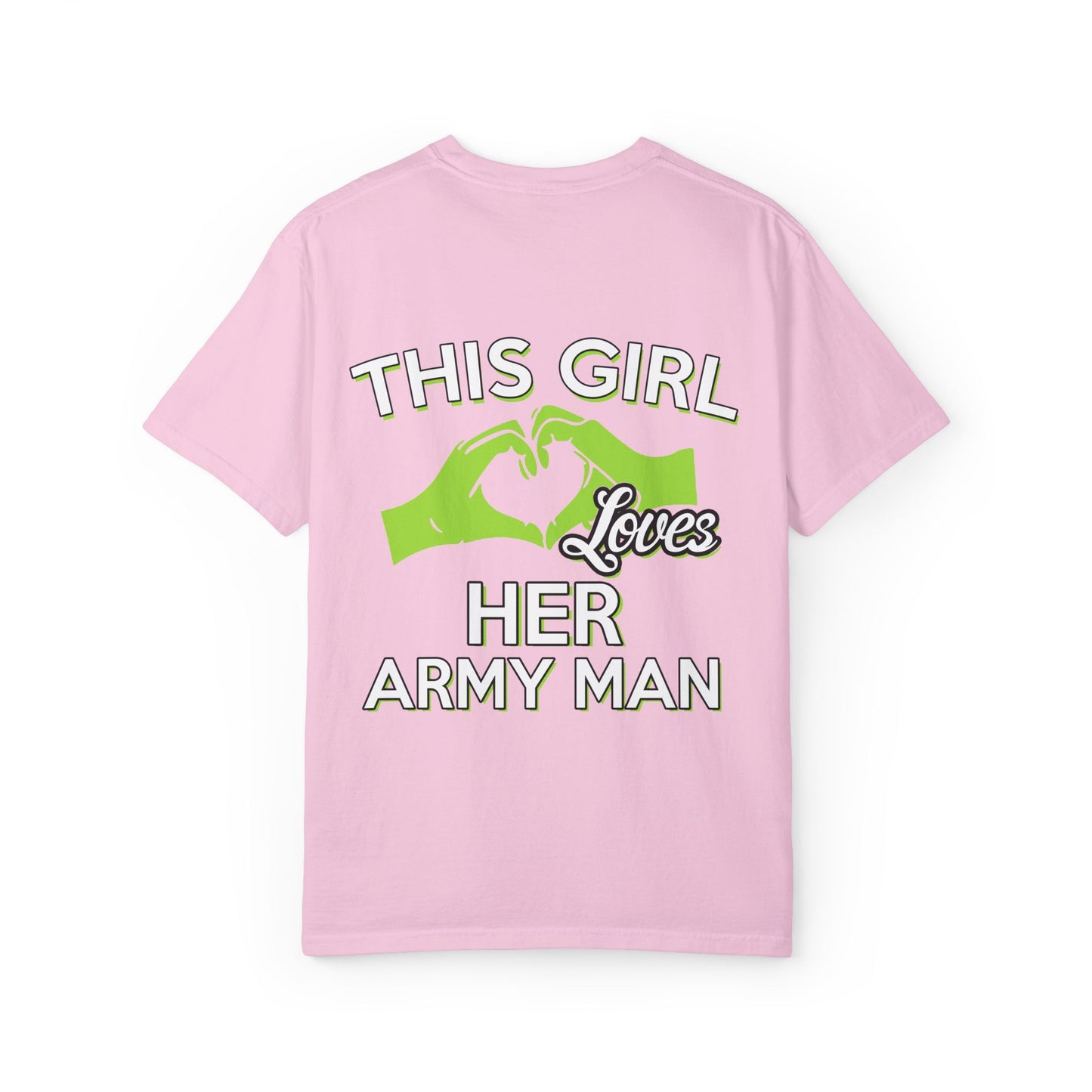 Army Wife Love T-shirt - Cute Gift for Military Girlfriends, Support Our Troops Apparel, Unisex Casual Tee, Army Partner