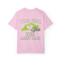 Army Wife Love T-shirt - Cute Gift for Military Girlfriends, Support Our Troops Apparel, Unisex Casual Tee, Army Partner