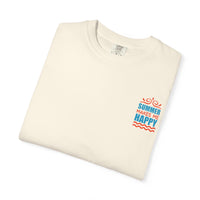 Summer Makes Me Happy T-Shirt, Unisex Summer Tee, Beach Vibes Shirt, Gift for Sun Lovers, Vacation Wear, Relaxed Fit Top