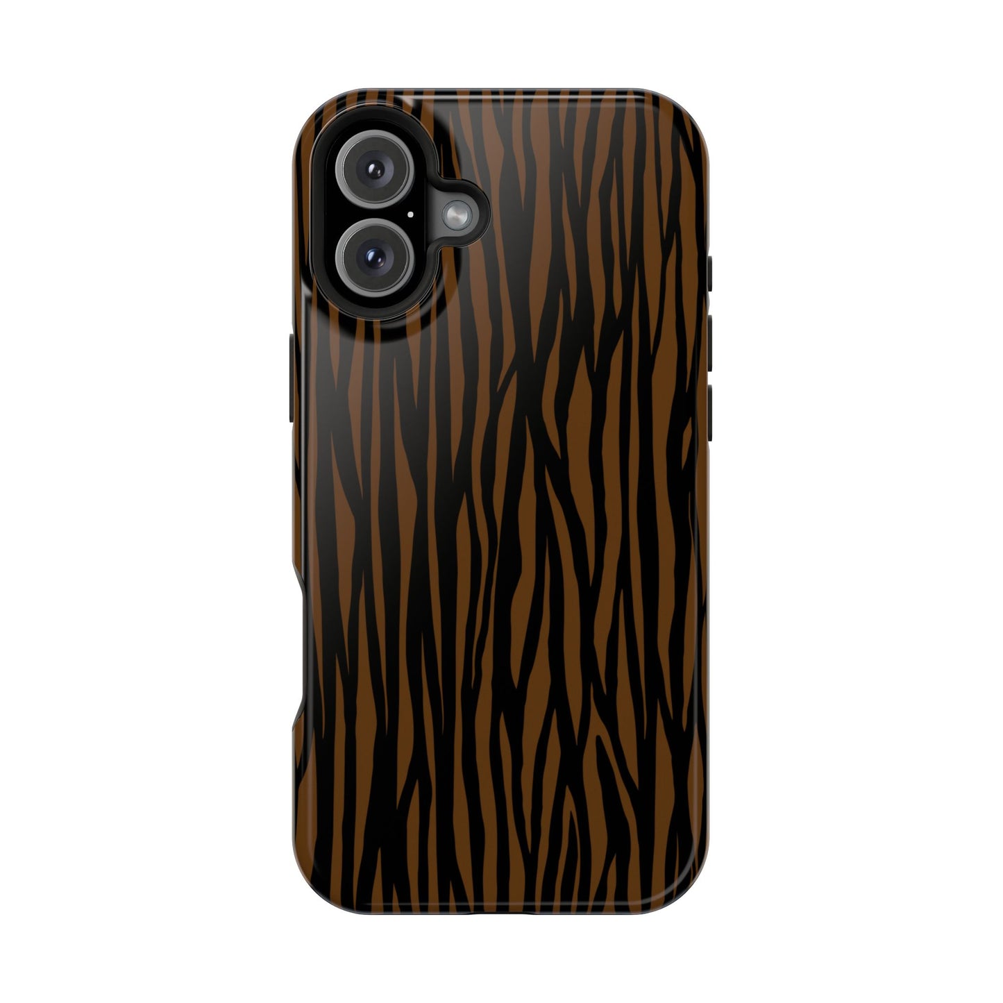 Stylish Magnetic Tough Phone Case - Bold Striped Design