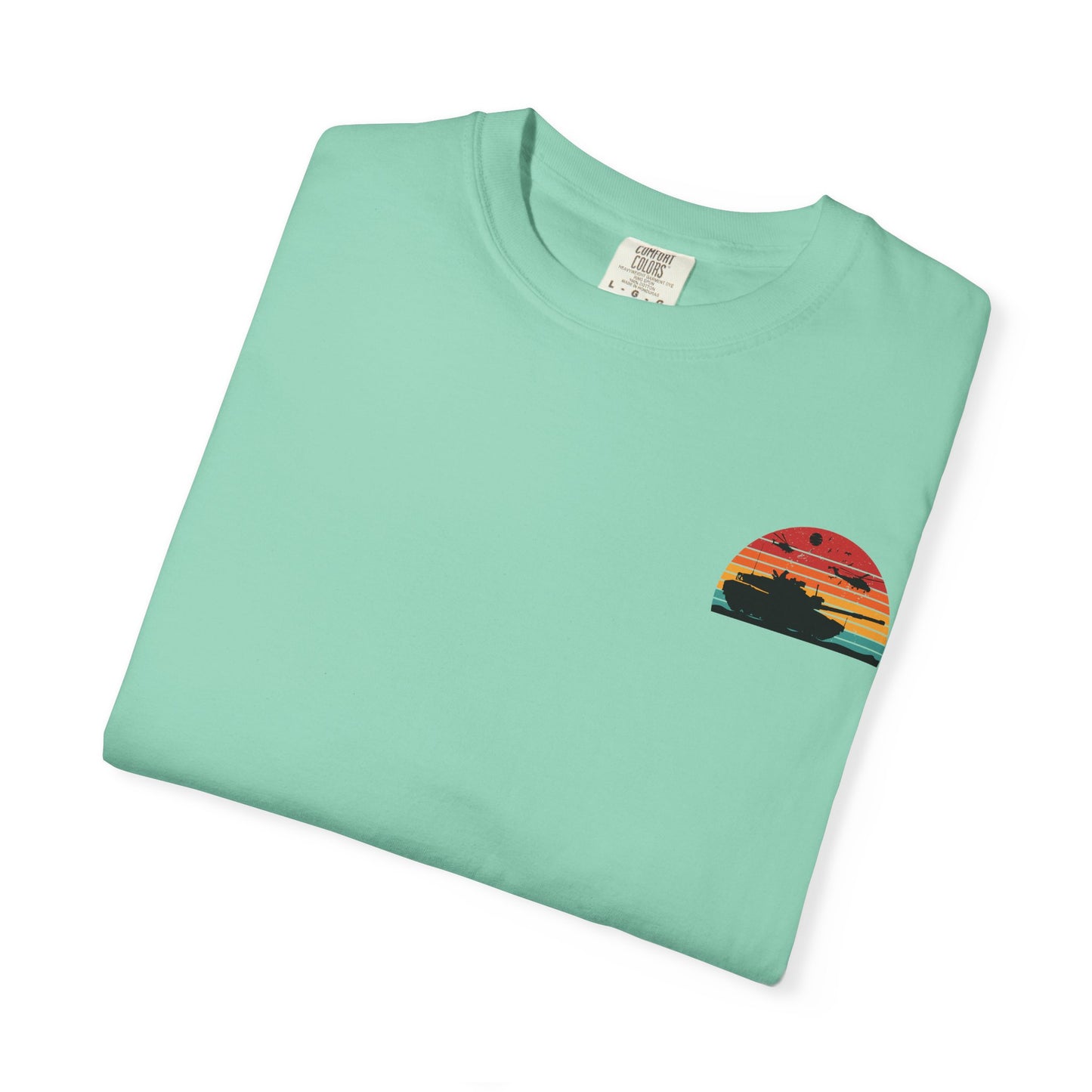 Vintage Sunset Tank Top - Military Inspired Unisex T-Shirt