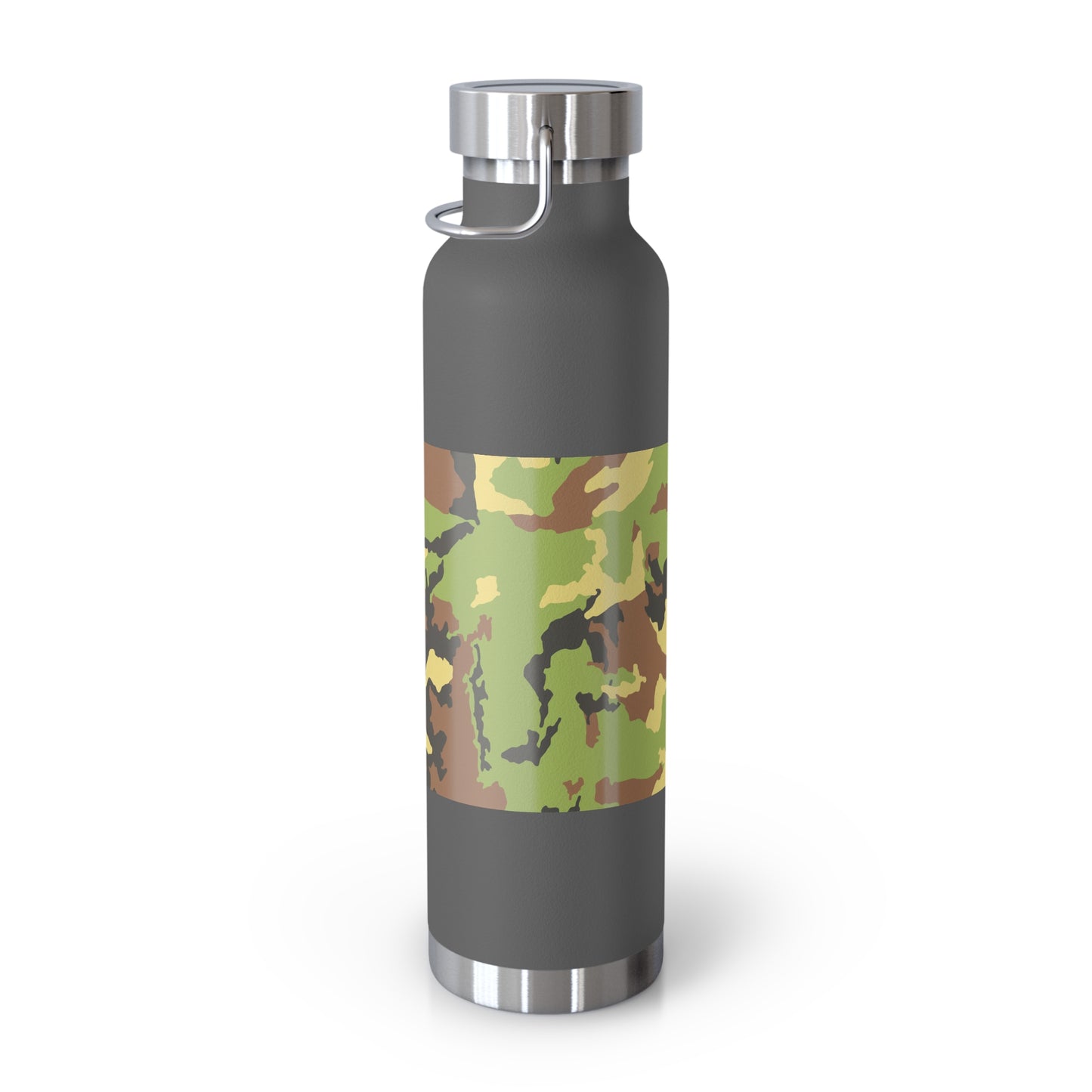 Camouflage Insulated Water Bottle - 22oz Durable Travel Flask