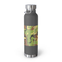 Camouflage Insulated Water Bottle - 22oz Durable Travel Flask