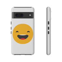 Happy Face Tough Phone Case - Durable Protection with Smile Design