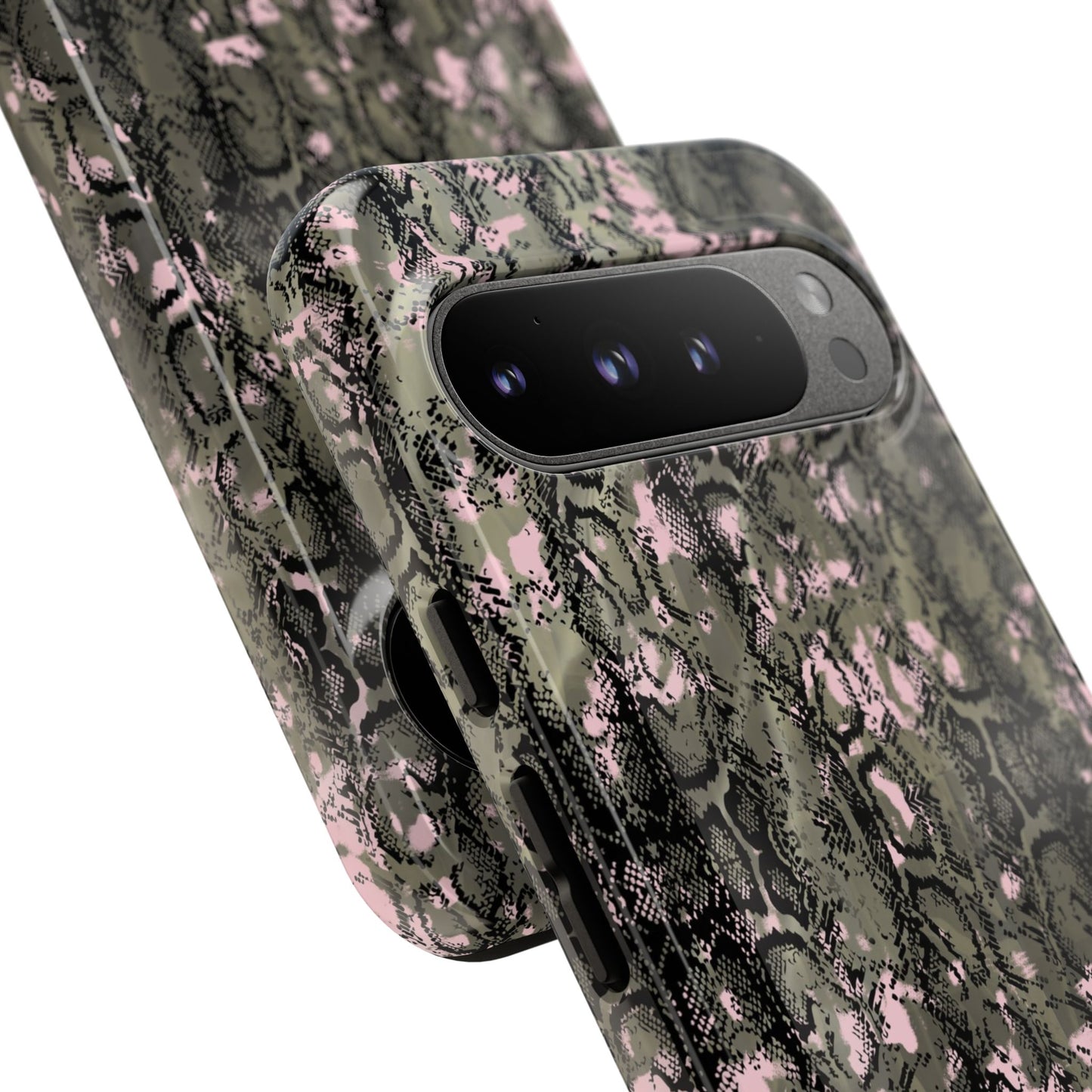 Stylish Snake Print Phone Case for Tough Protection