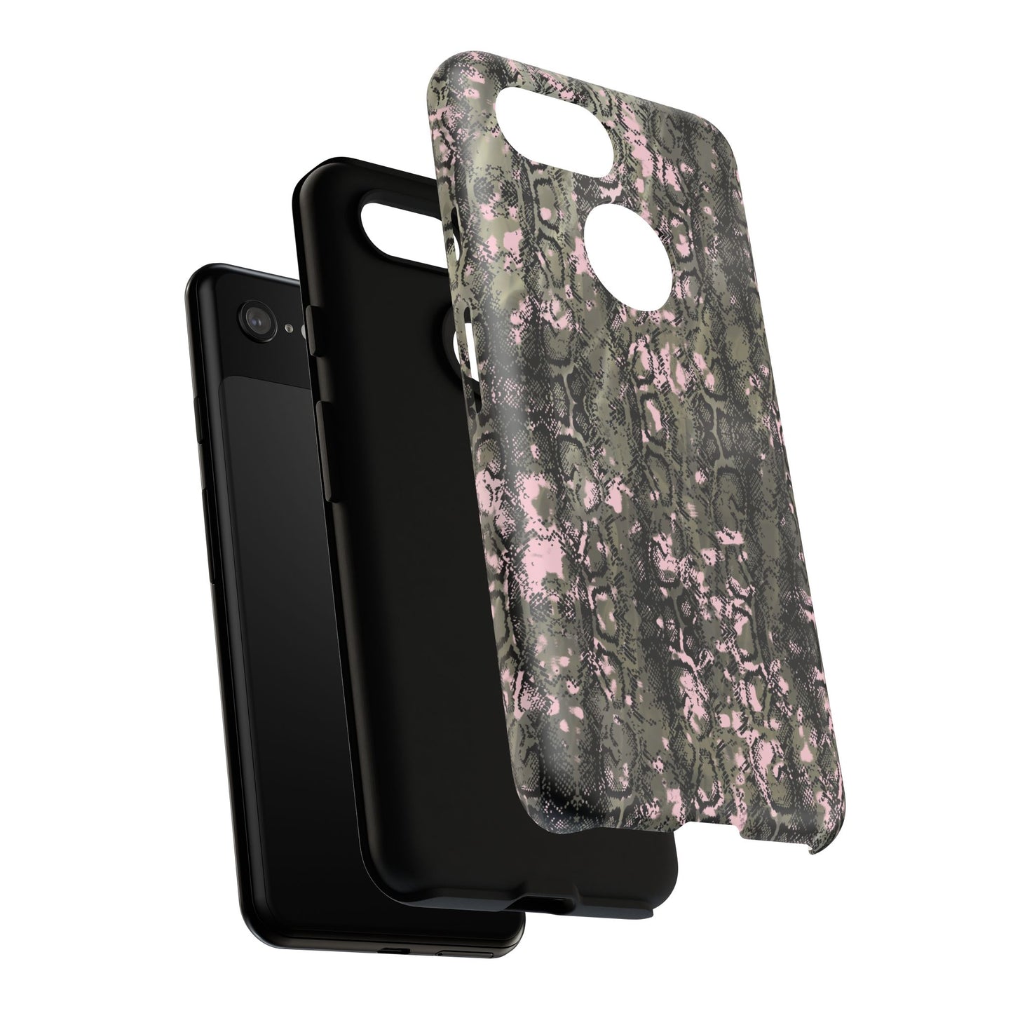Stylish Snake Print Phone Case for Tough Protection