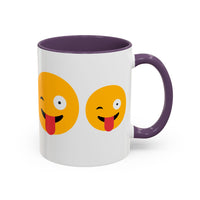 Playful Emoji Coffee Mug | Fun Yellow Faces 11oz & 15oz