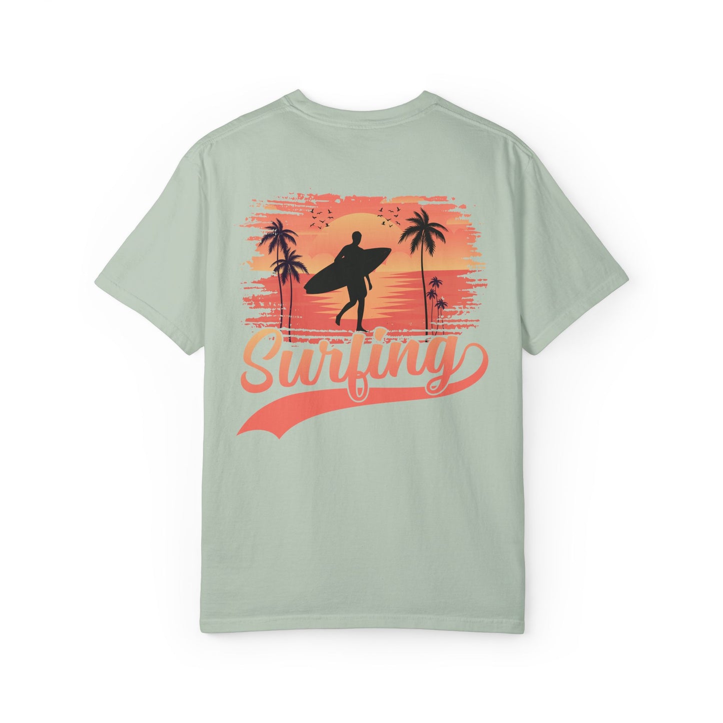 Surfing Paradise Unisex T-Shirt, Casual Beach Wear, Summer Vibes, Gift for Surfers, Vacation Outfit