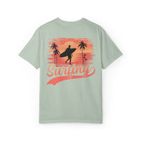 Surfing Paradise Unisex T-Shirt, Casual Beach Wear, Summer Vibes, Gift for Surfers, Vacation Outfit