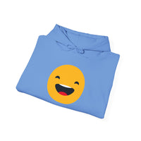 Happy Emoji Unisex Hoodie - Cozy Sweatshirt with Smiley Face Design
