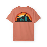 Rainbow Animal Scene Unisex T-Shirt - Nature Lover's Gift