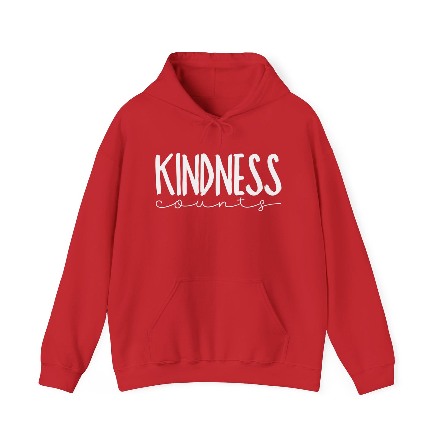 Motivational Hooded Sweatshirt - "Kindness" - Gifts for Fitness Enthusiasts, Cozy Casual Wear, Inspirational