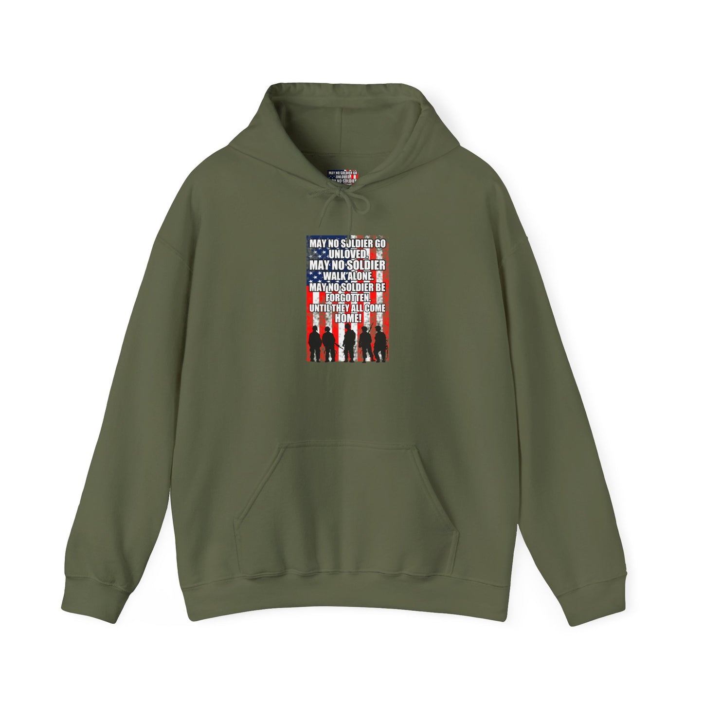Patriotic Memorial Hoodie: Honor our Heroes, Unisex Sweatshirt for Veterans, Remembrance Day, Gift for Military Families,