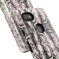 Stylish Snake Print Phone Case – Trendy Design, Tough Protection  Make a bold fashion statement while keeping your phone safe with this sleek and durable snake print case.