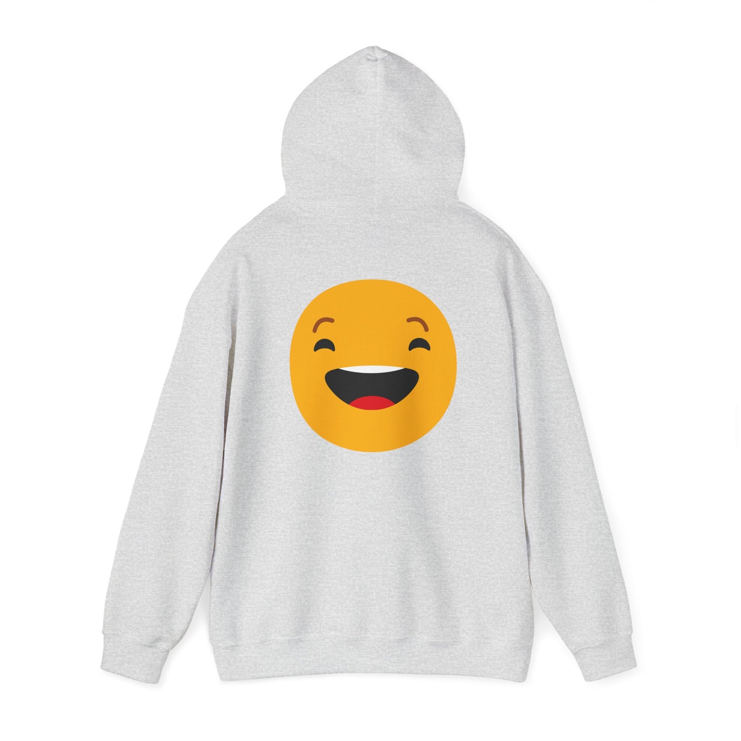 Funny Smile Emoji Hoodie - Unisex Heavy Blend™ Sweatshirt for Everyday Comfort