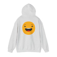 Funny Smile Emoji Hoodie - Unisex Heavy Blend™ Sweatshirt for Everyday Comfort
