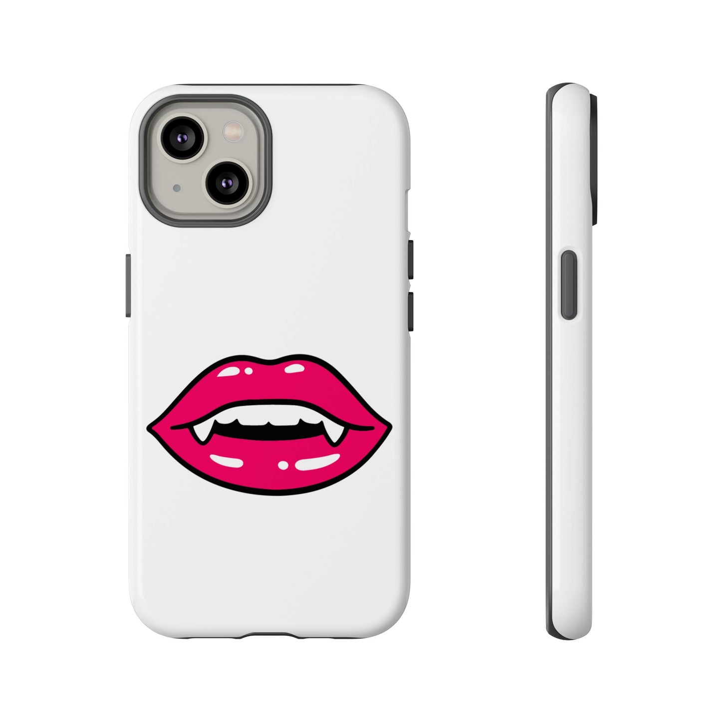 Vampire Mouth Phone Case - Tough Cases for Halloween, Gift for Spooky Lovers, Quirky Phone Accessories, Fun Tech Gear