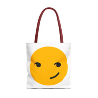 Playful Smiley Tote Bag - Cute and Fun Design for Everyday Use