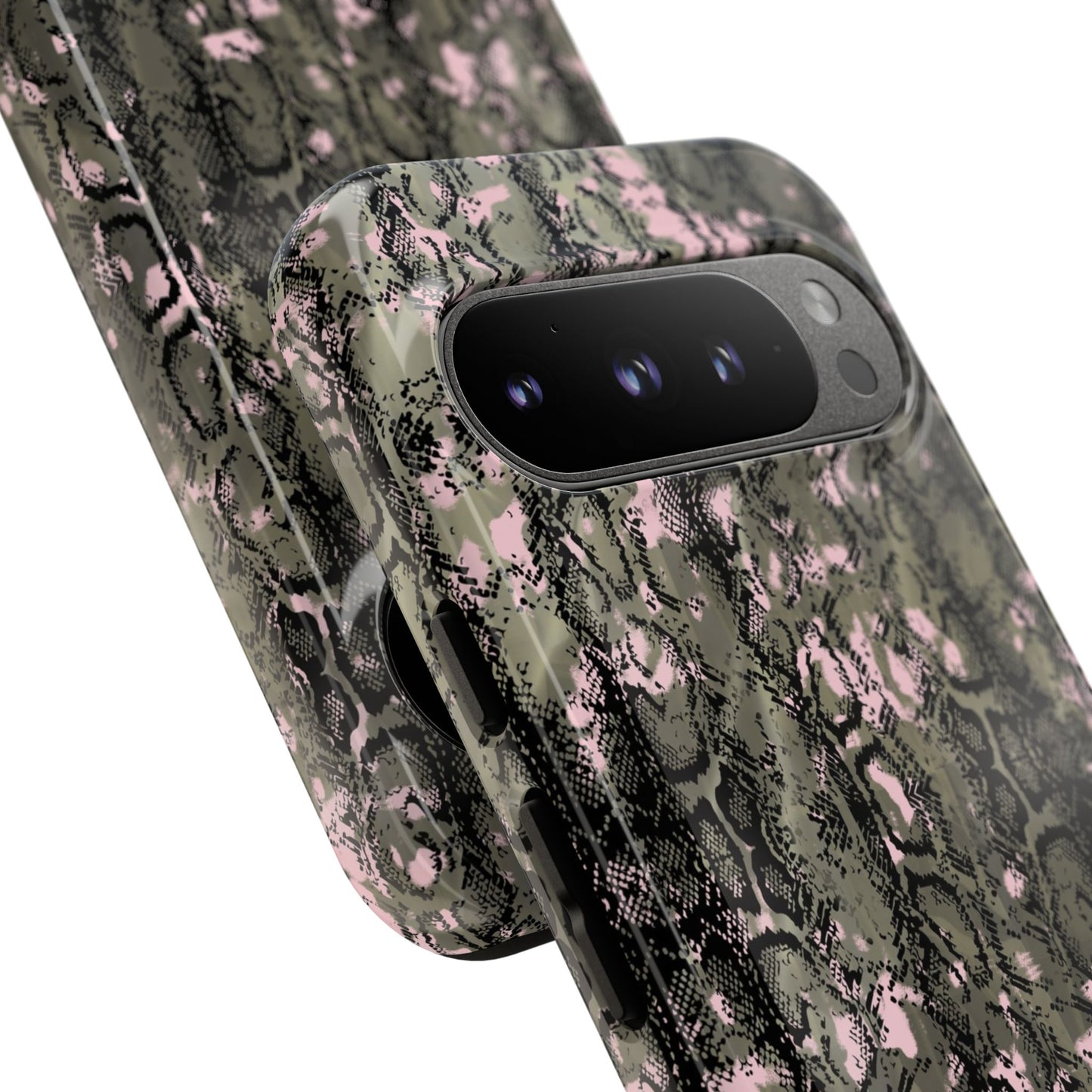 Stylish Snake Print Phone Case for Tough Protection