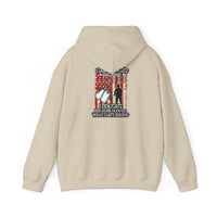 Military Supporter Hoodie, Patriotic Sweatshirt, Independence Day Gift, Veteran Clothing, USA Flag Apparel