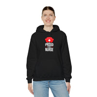 Nurse Life Hoodie - Unisex Heavy Blend™ Sweatshirt with Red Cross Design