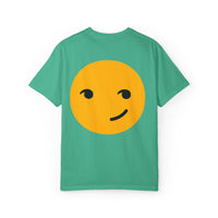 Smile Circle Unisex Garment-Dyed T-Shirt - Fun Casual Tee for Everyday Wear