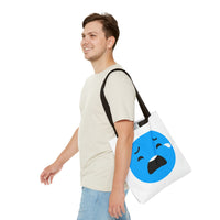 Emotional Expression Tote Bag - Cute Sad Face Design