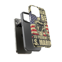 Military-Themed Phone Case - 'God Created Beer' Design