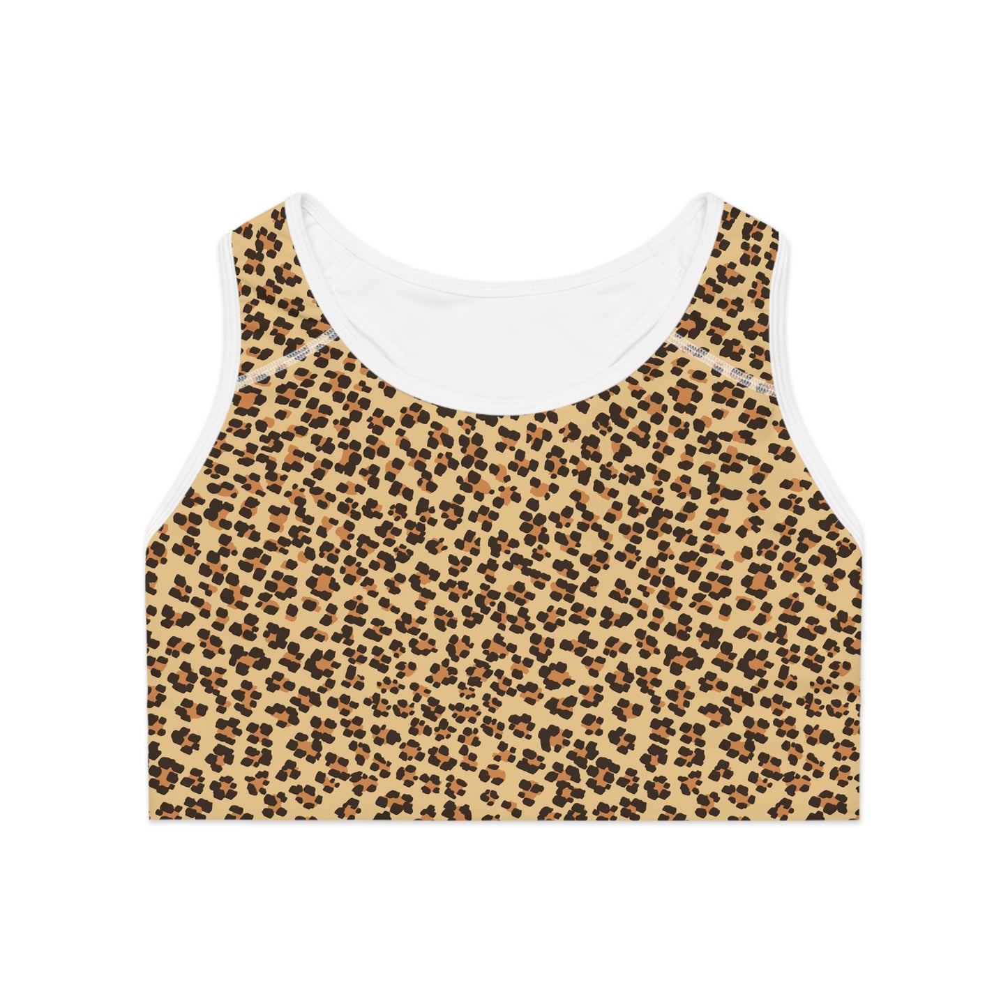 Leopard Print Sports Bra for Active Lifestyles