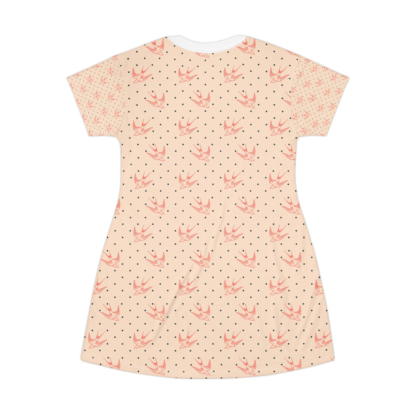 Floral Print T-Shirt Dress - Casual & Comfortable Summer Wear