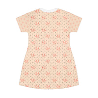 Floral Print T-Shirt Dress - Casual & Comfortable Summer Wear