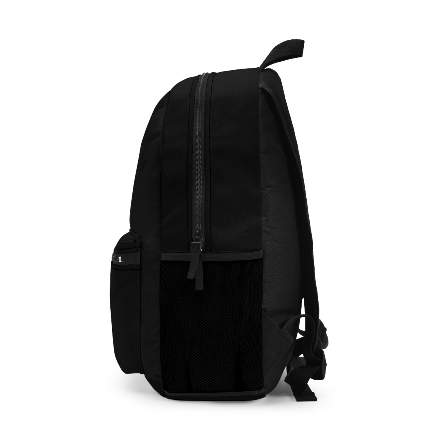 Virtual Glitch Black Backpack - Modern Gaming Rucksack, Trendy Student Bag, Stylish Travel Gear, Unisex Daypack, Perfect for