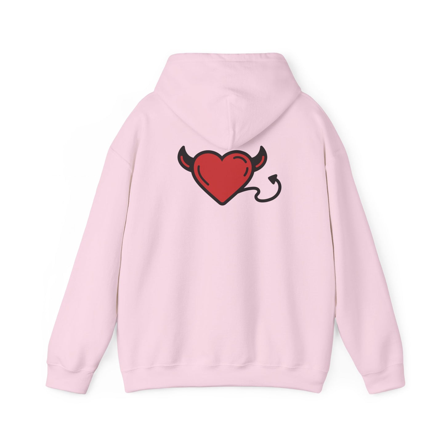Devilish Heart Hoodie - Unisex Heavy Blend™ Sweatshirt for Fun-Loving Spirits