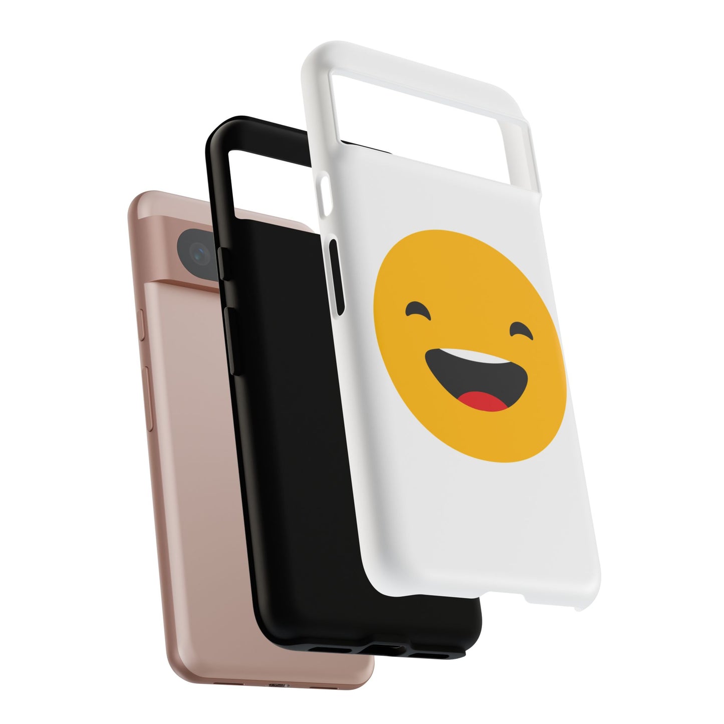 Happy Face Tough Phone Case - Durable Protection with Smile Design